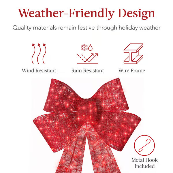🔥Hot Sale Promotion 49% OFF🎁✨🎄 LIT CHRISTMAS BOW 🎀