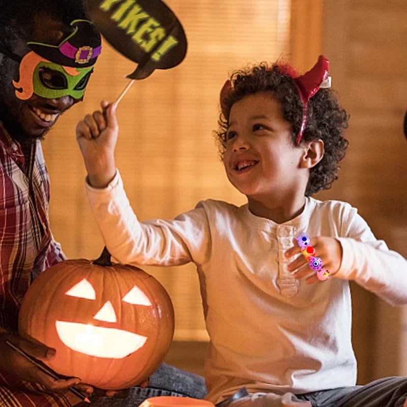 🔥Last Day 49% OFF 🔥Halloween LED Glow Rings (50pcs set)